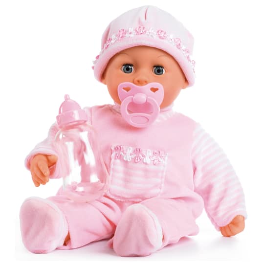 Bayer Design 15&#x22; Light Pink First Words Baby Doll